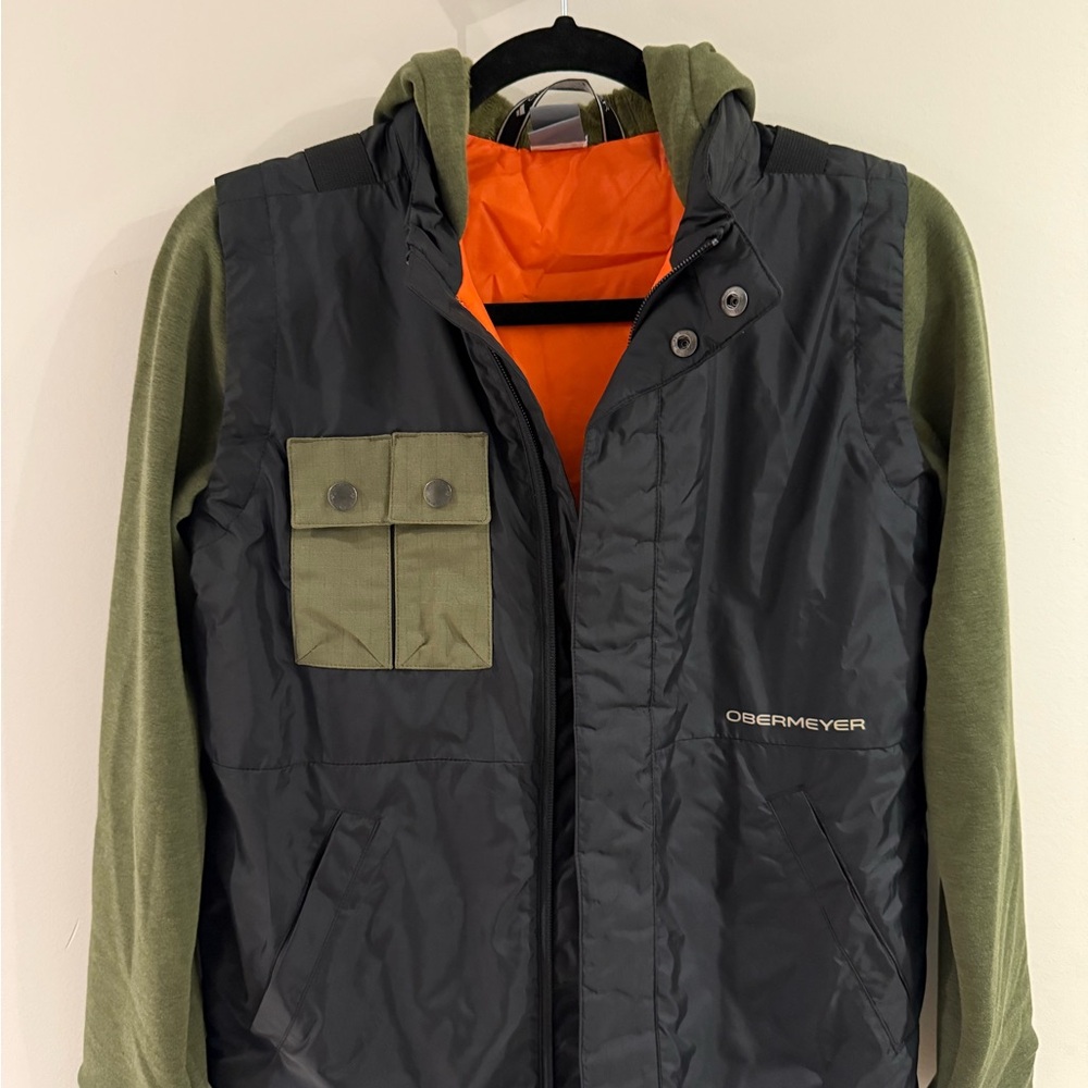 Obermeyer Boys Black and Green Jacket